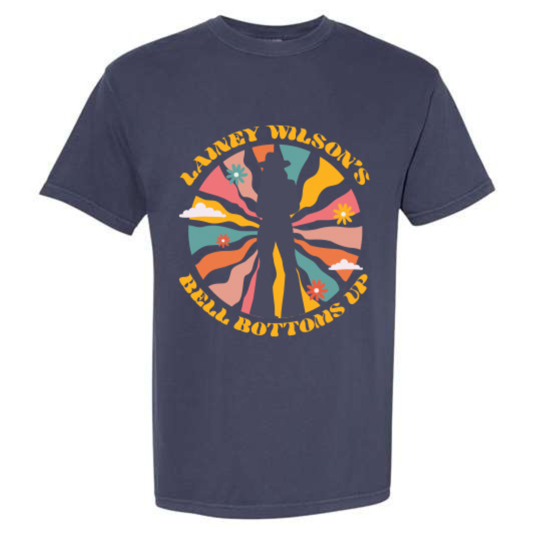 Lainey Wilson Navy Silhouette Tee