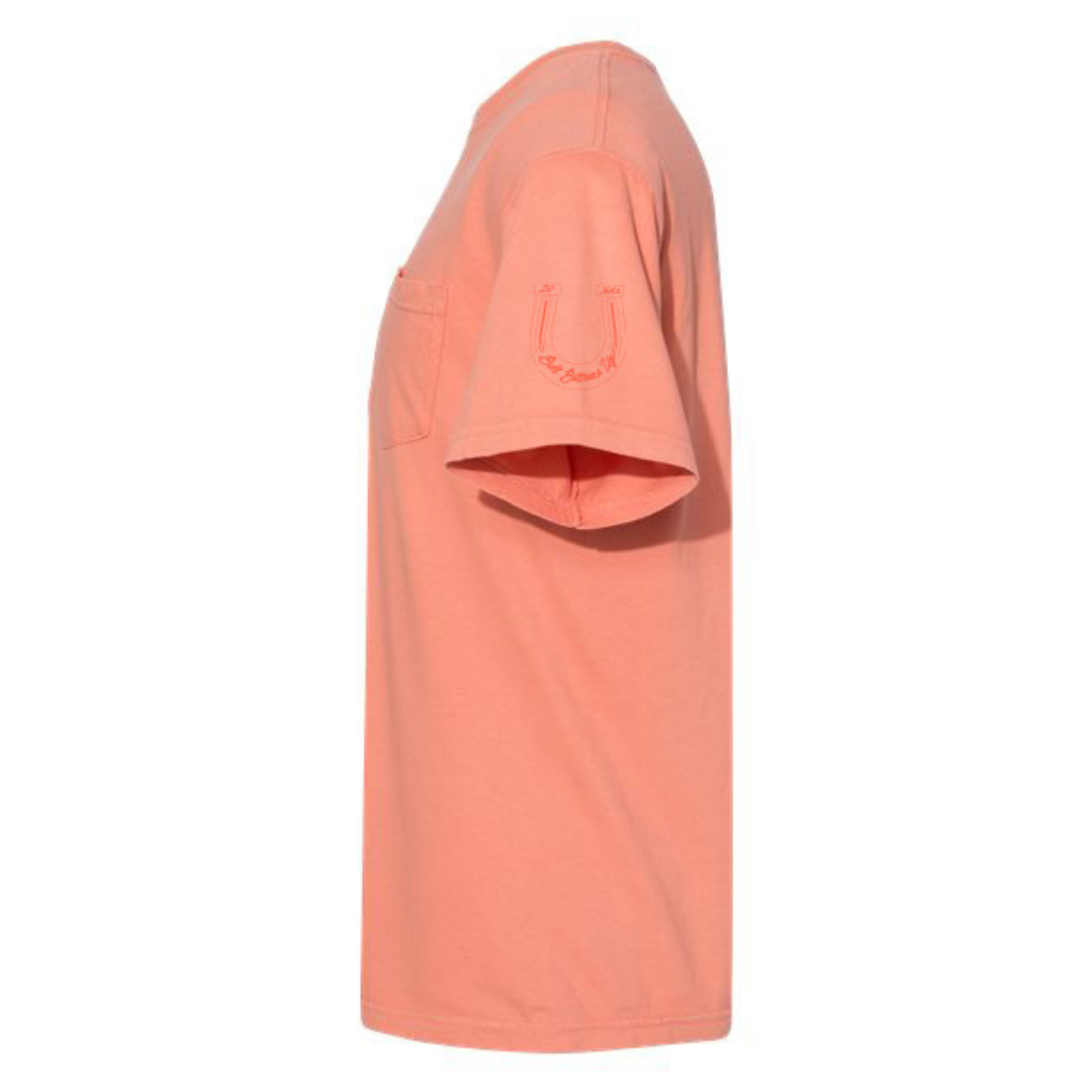 Lainey Wilson Peach Pocket Tee