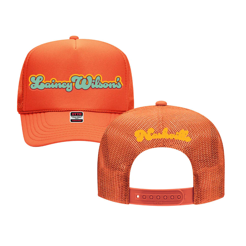 Lainey Wilson Orange Otto Foam Hat