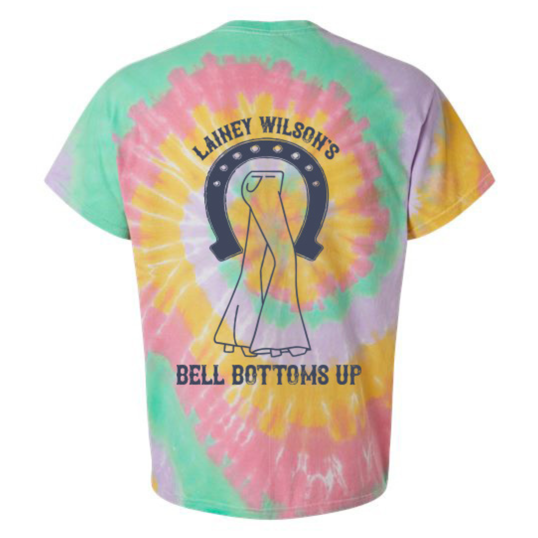 Lainey Wilson Tie Dye Bell Bottoms Tee