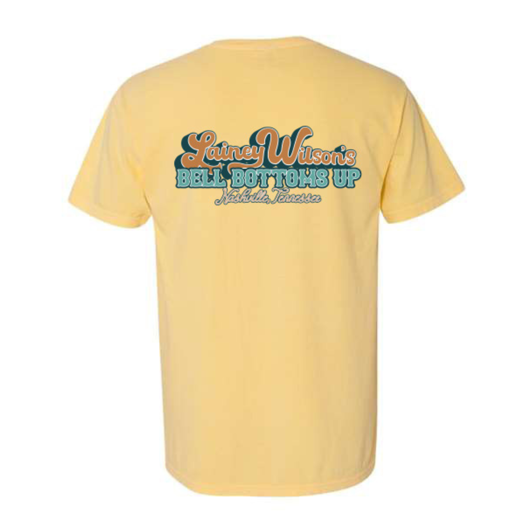 Lainey Wilson Yellow Pocket Tee