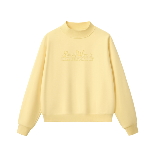 Lainey Wilson Puff Embroidered Mock Neck