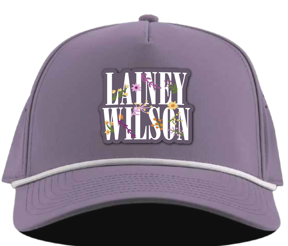Lainey Wilson Lavender Flower Hat