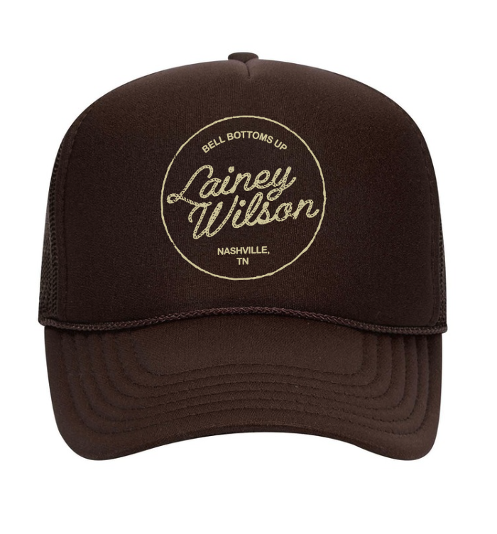 Lainey Wilson Circle Brown Foam Hat